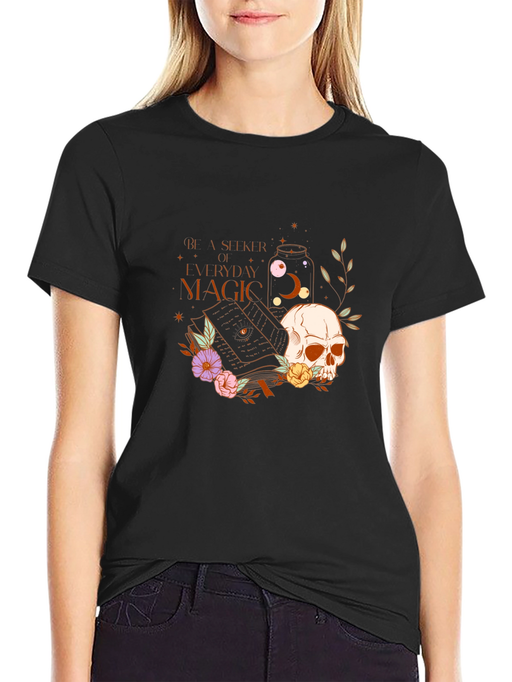 Seeker of Everyday Magic Skull T-Shirt