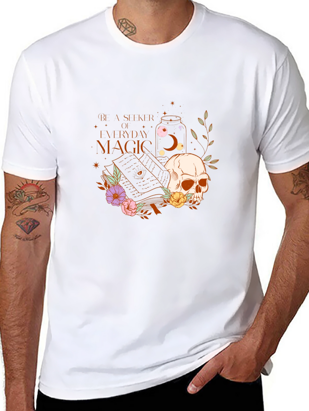 Seeker of Everyday Magic Skull T-Shirt
