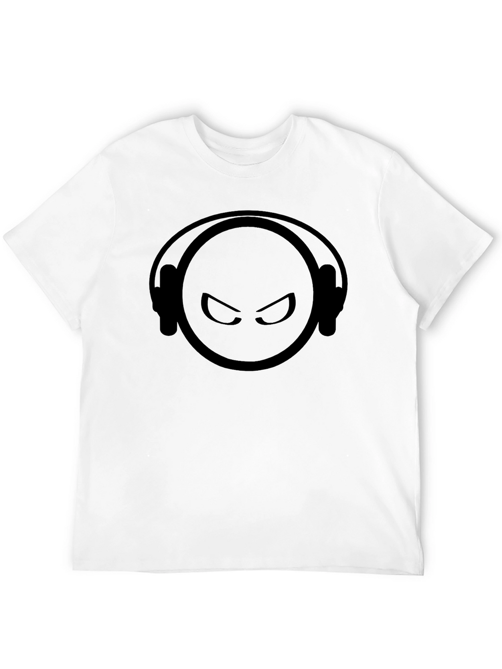 DJ Emoji Graphic T-Shirt - Black