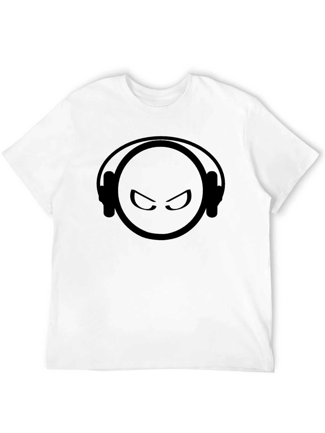 DJ Emoji Graphic T-Shirt - Black