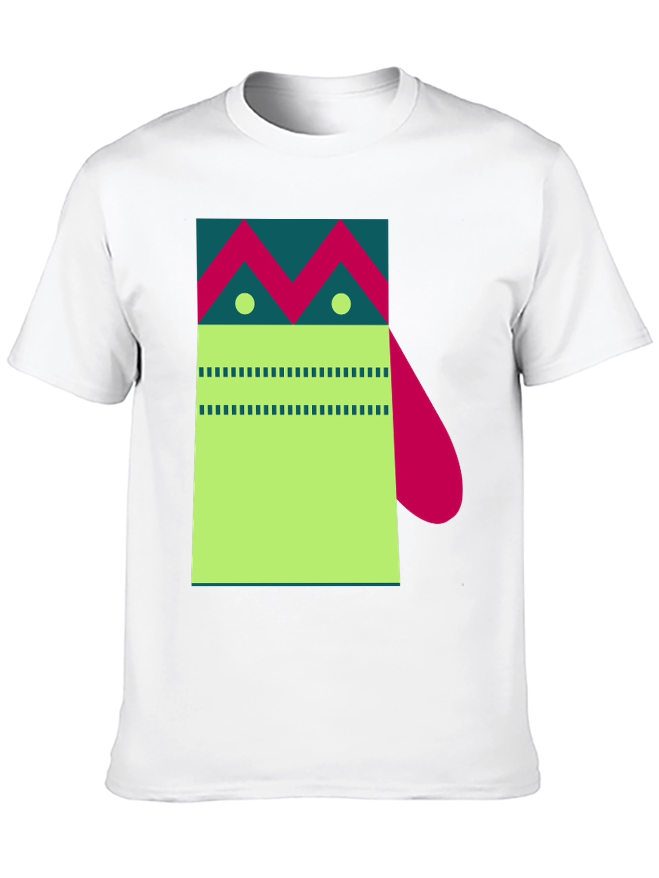 Abstract Geometric Graphic Tee - Modern Art Shirt