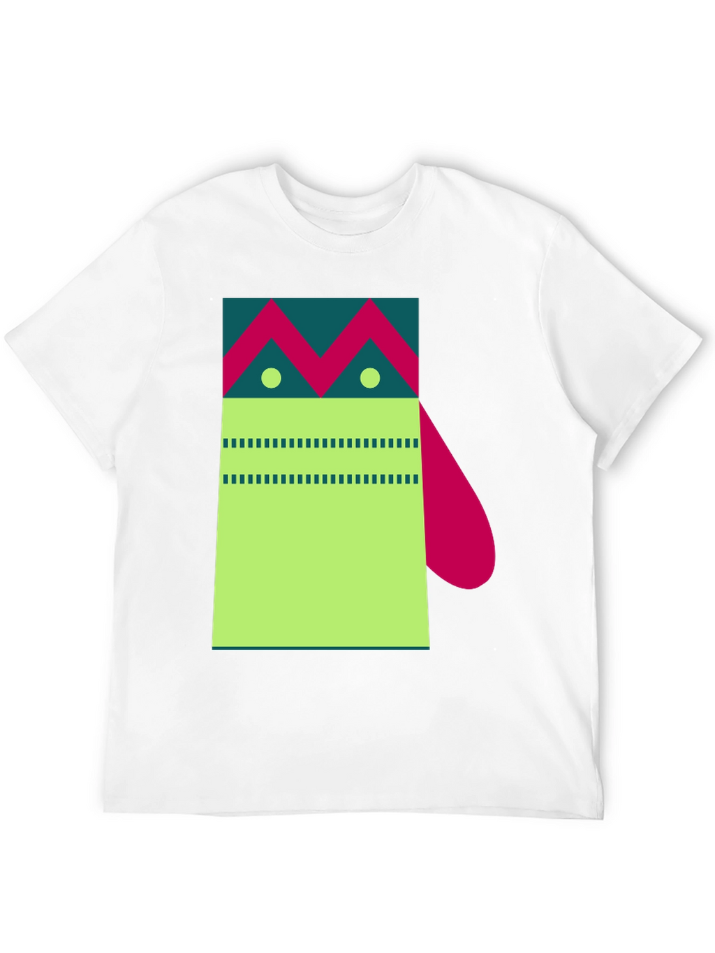 Abstract Geometric Graphic Tee - Modern Art Shirt
