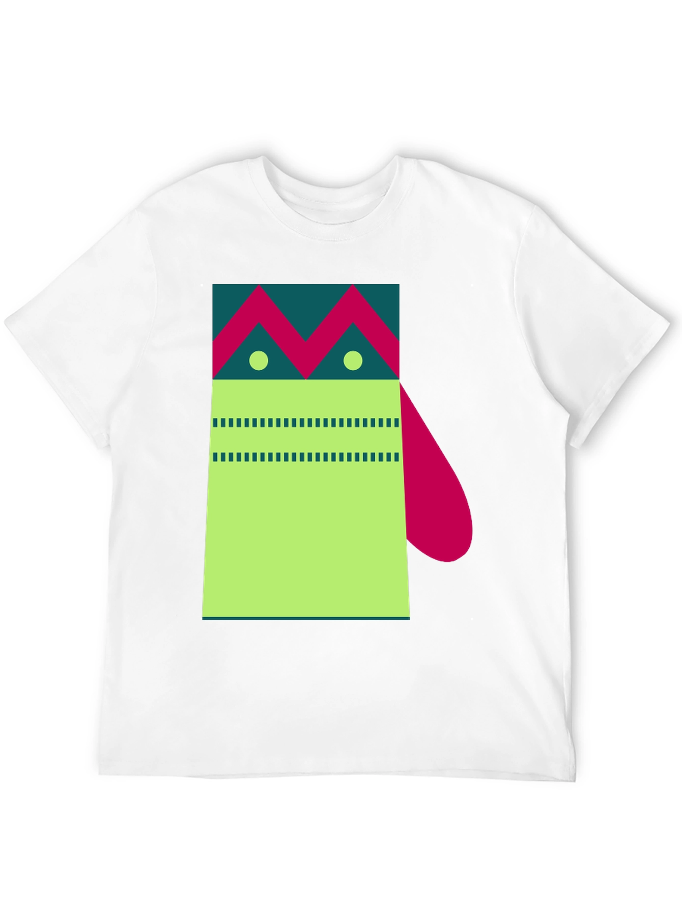 Abstract Geometric Graphic Tee - Modern Art Shirt