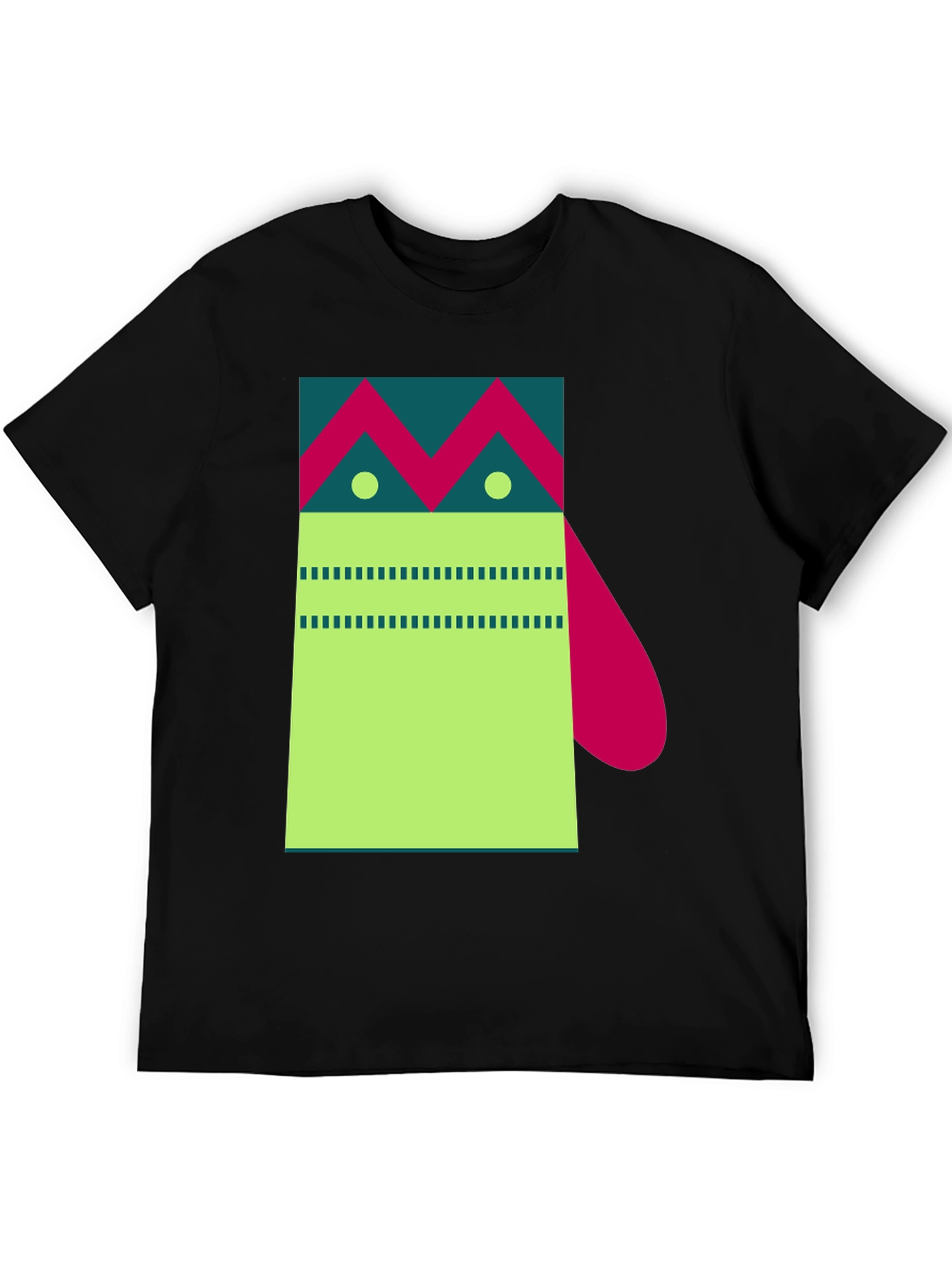 Abstract Geometric Graphic Tee - Modern Art Shirt