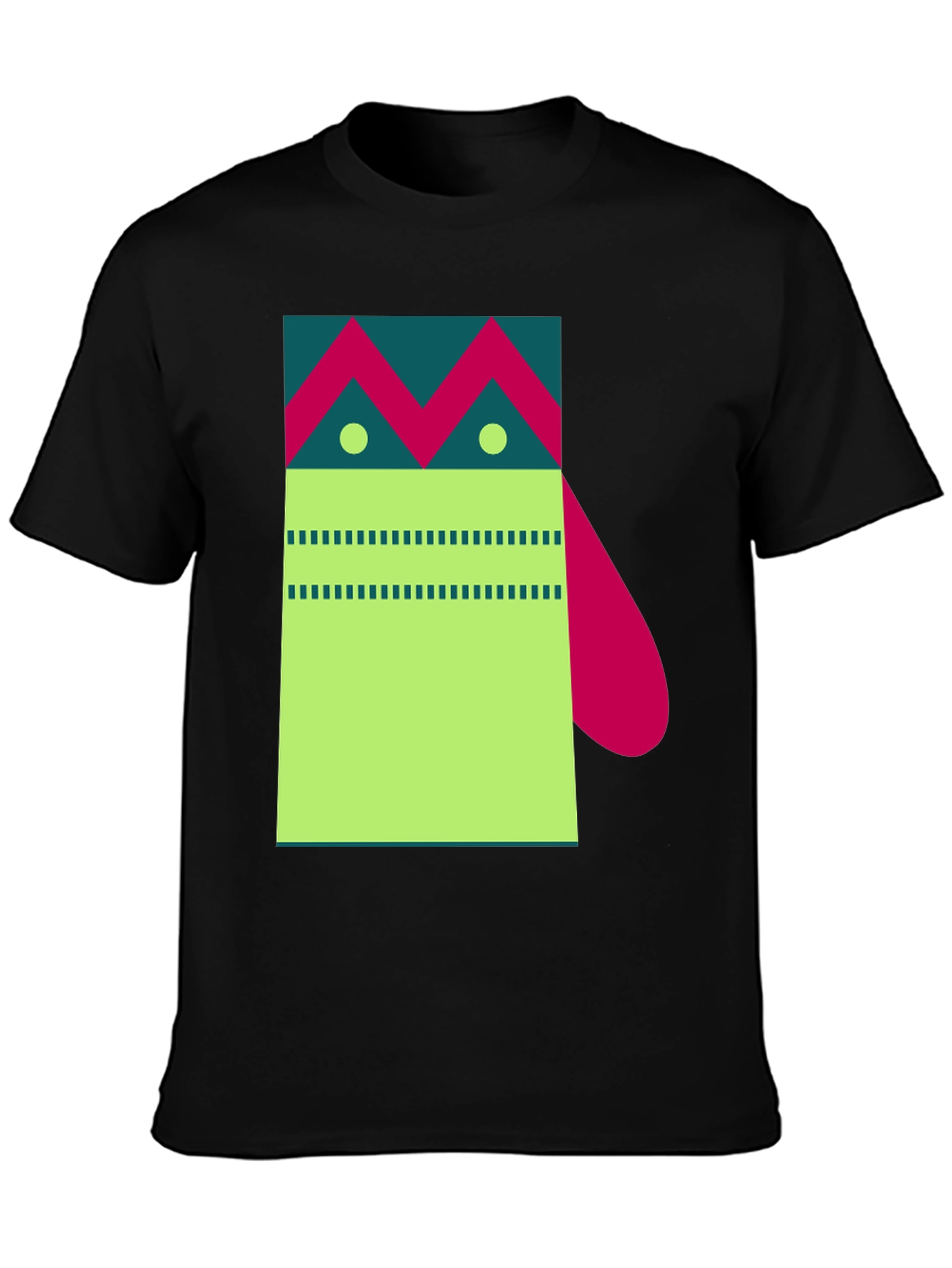 Abstract Geometric Graphic Tee - Modern Art Shirt