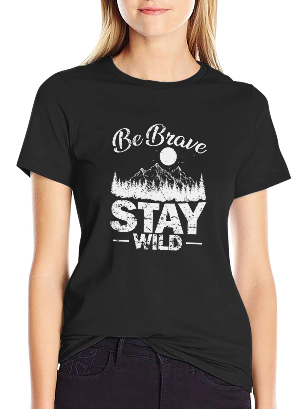 Be Brave Stay Wild Graphic Tee