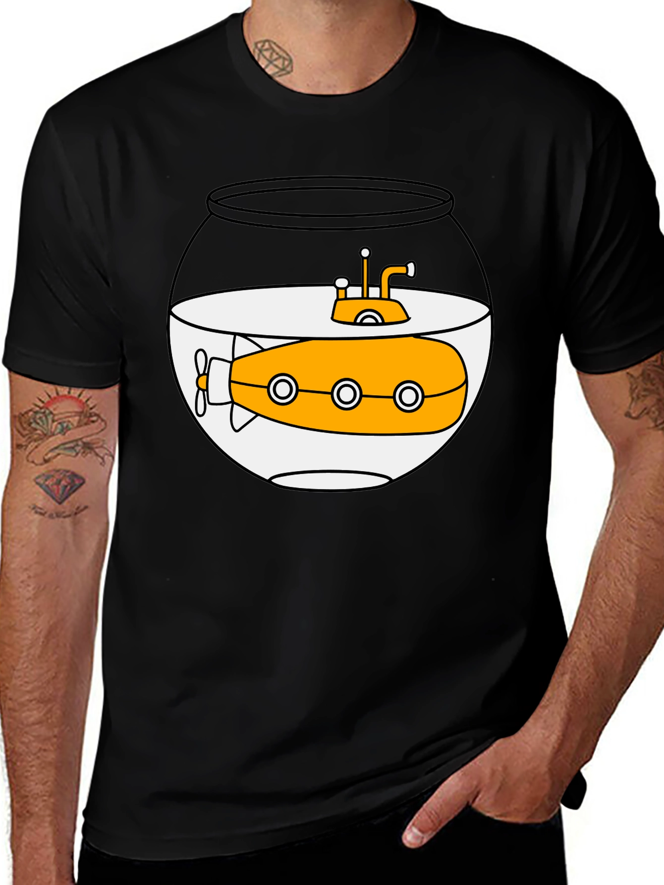 Yellow Submarine Bowl Graphic Tee