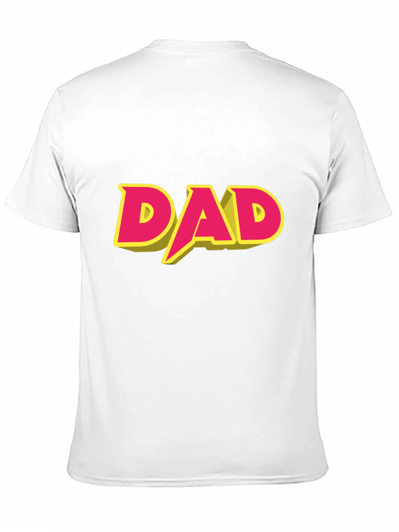 Dad Graphic T-Shirt - Black Cotton Blend