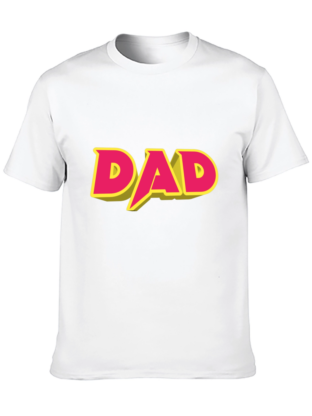 Dad Graphic T-Shirt - Black Cotton Blend