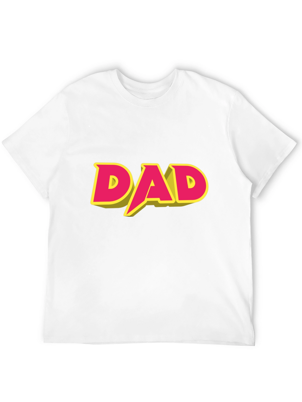Dad Graphic T-Shirt - Black Cotton Blend