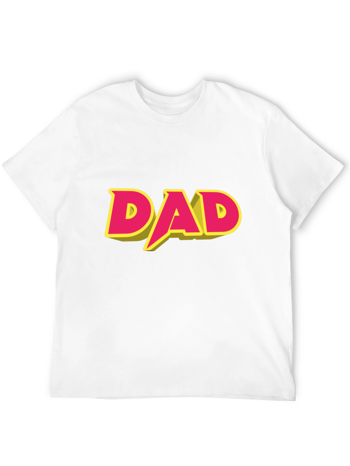 Dad Graphic T-Shirt - Black Cotton Blend