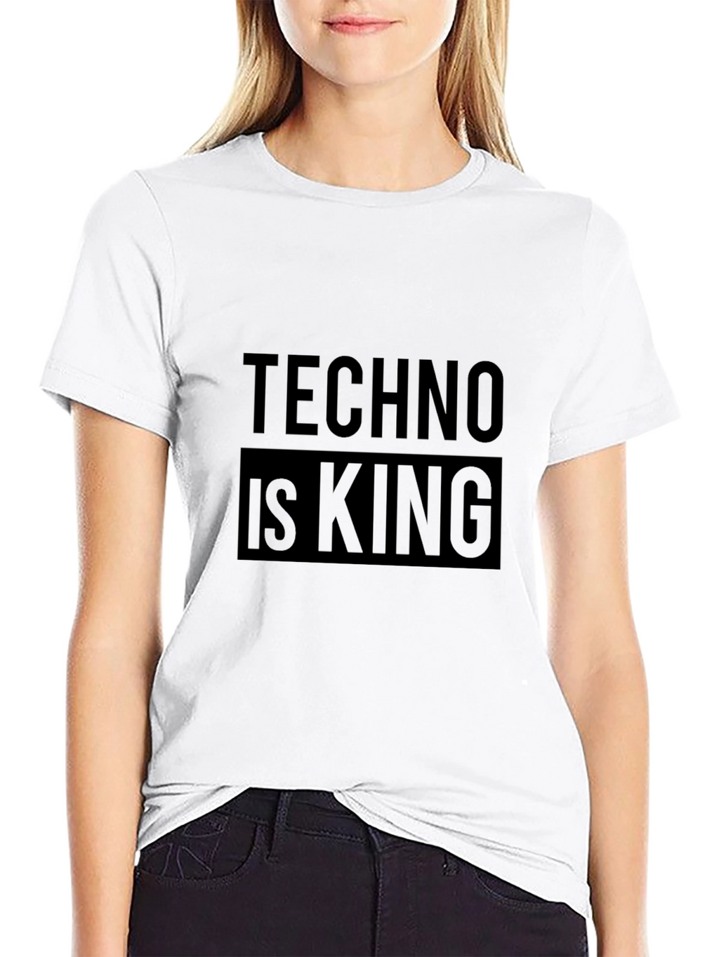 Techno is King Graphic Tee - Unisex Crew Neck