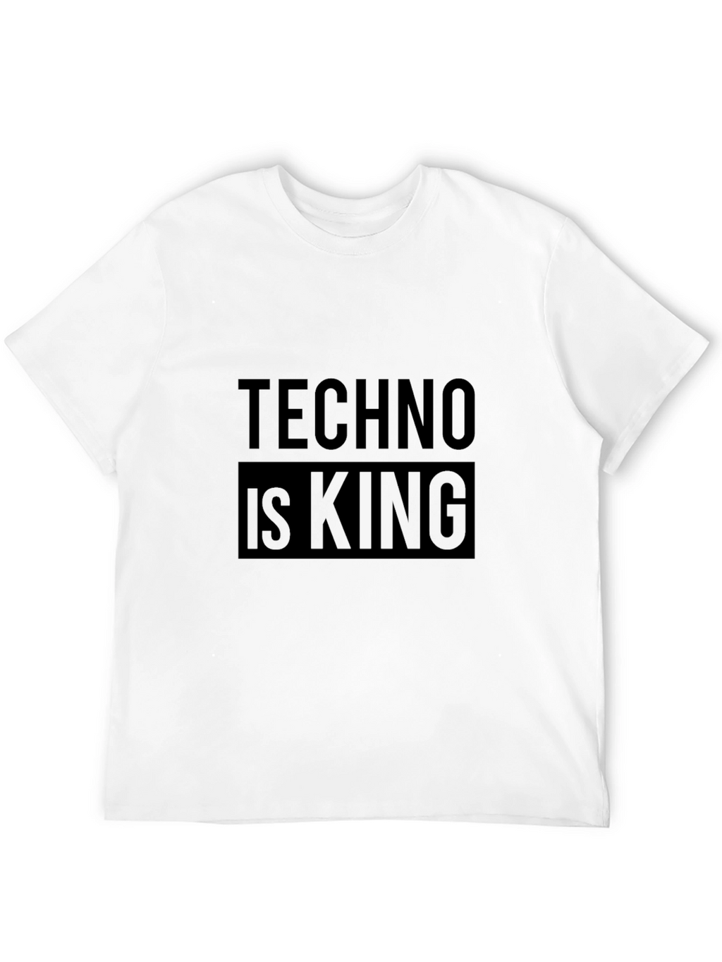 Techno is King Graphic Tee - Unisex Crew Neck