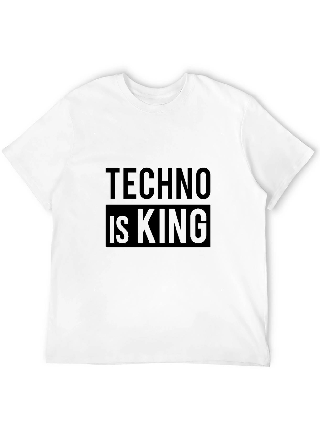 Techno is King Graphic Tee - Unisex Crew Neck