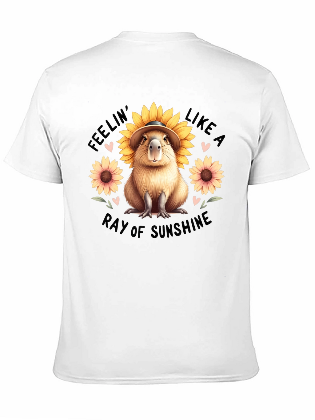 Feelin Like a Ray of Sunshine Capybara T-Shirt