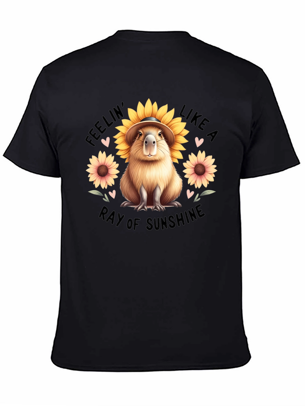 Feelin Like a Ray of Sunshine Capybara T-Shirt