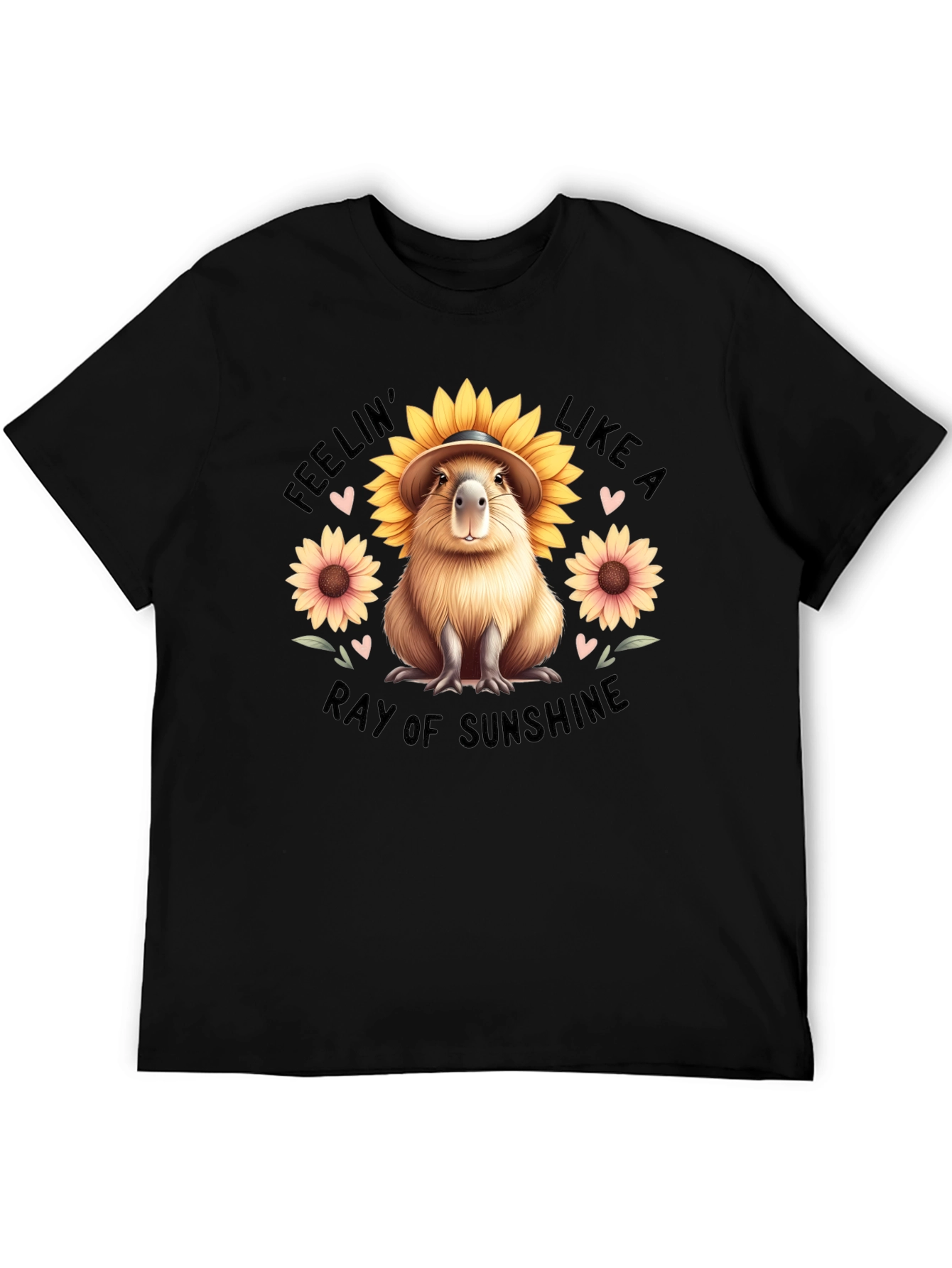 Feelin Like a Ray of Sunshine Capybara T-Shirt