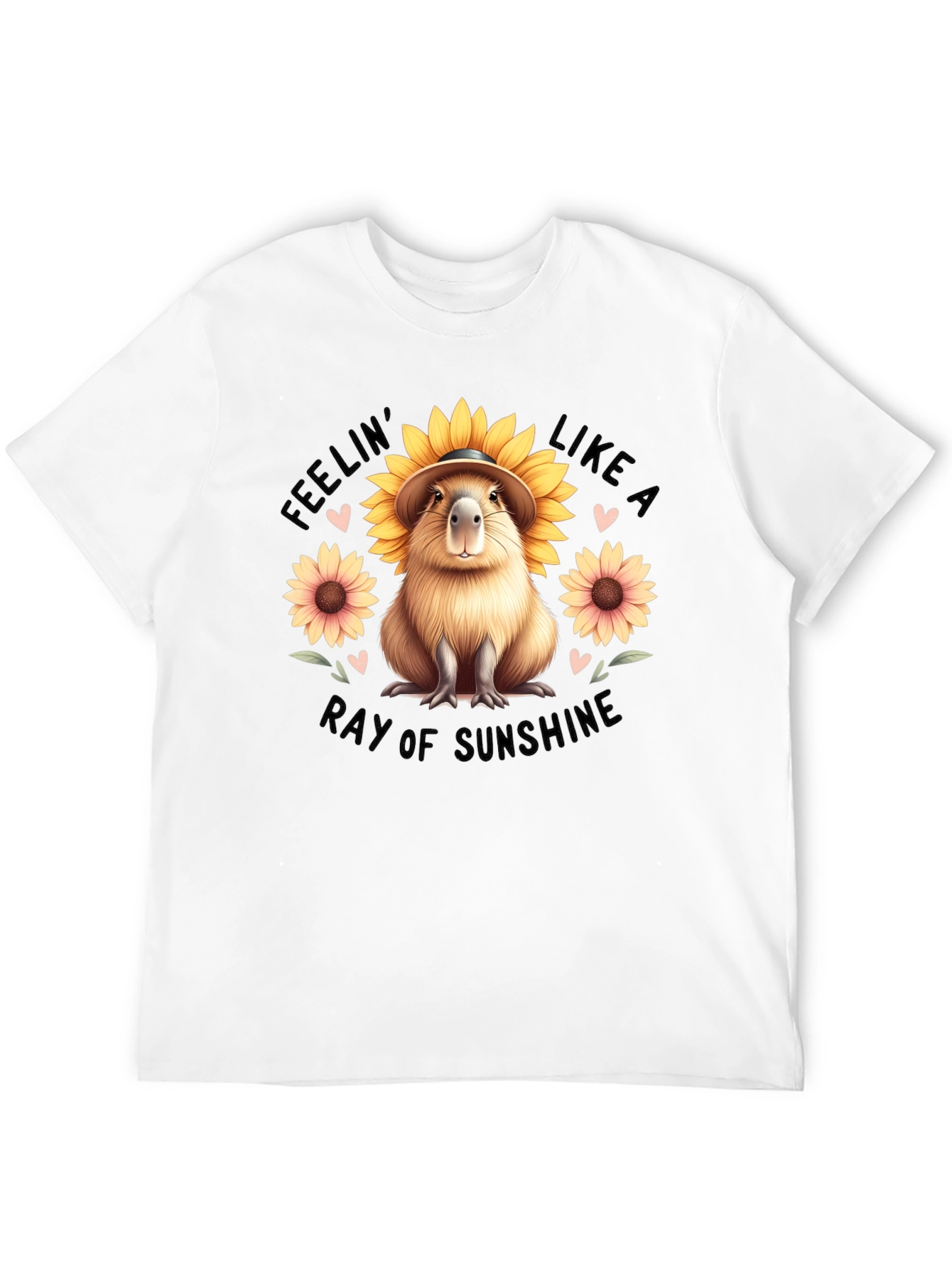 Feelin Like a Ray of Sunshine Capybara T-Shirt