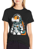 Dino Astronaut T-Shirt - Space Explorer Tee