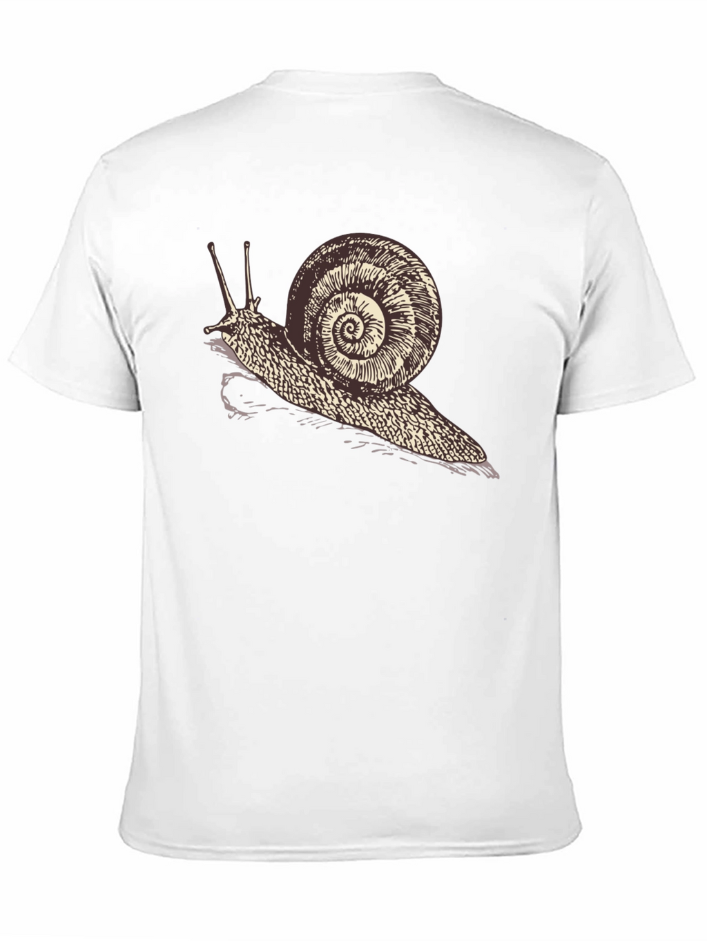 Snail Graphic Tee - Quirky Unisex Black T-Shirt