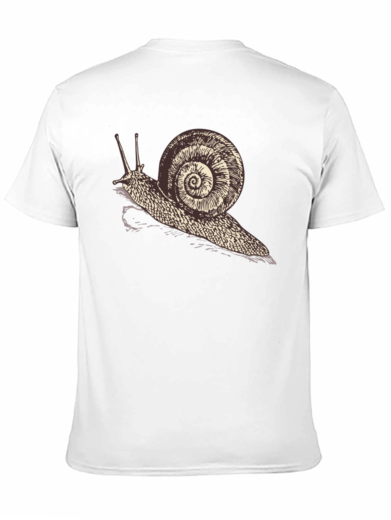 Snail Graphic Tee - Quirky Unisex Black T-Shirt