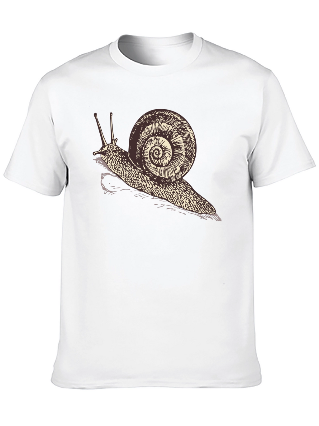 Snail Graphic Tee - Quirky Unisex Black T-Shirt