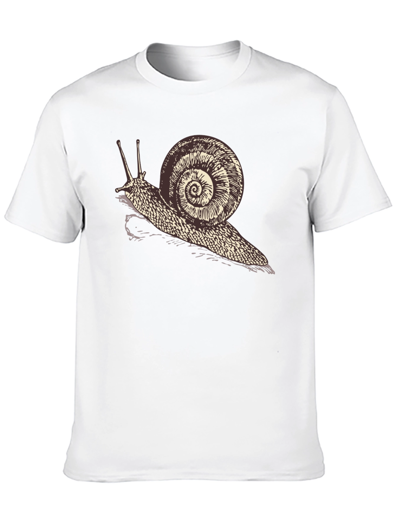 Snail Graphic Tee - Quirky Unisex Black T-Shirt