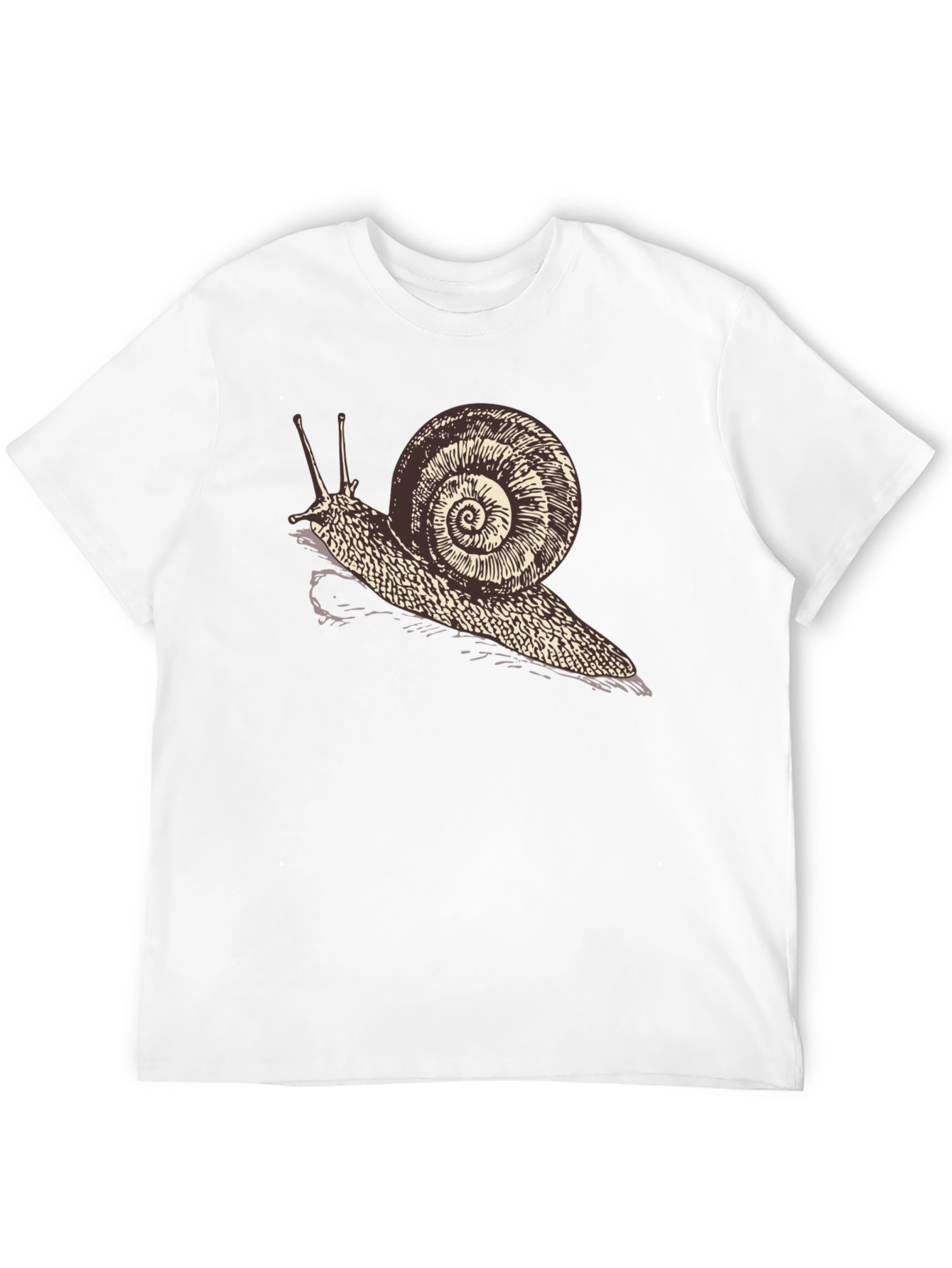 Snail Graphic Tee - Quirky Unisex Black T-Shirt