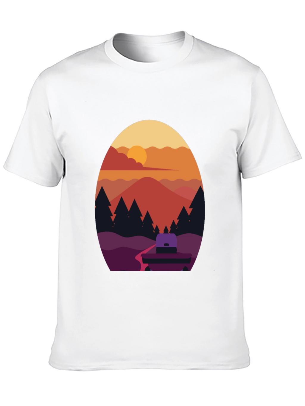 Sunset Mountain Graphic Tee