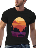 Sunset Mountain Graphic Tee