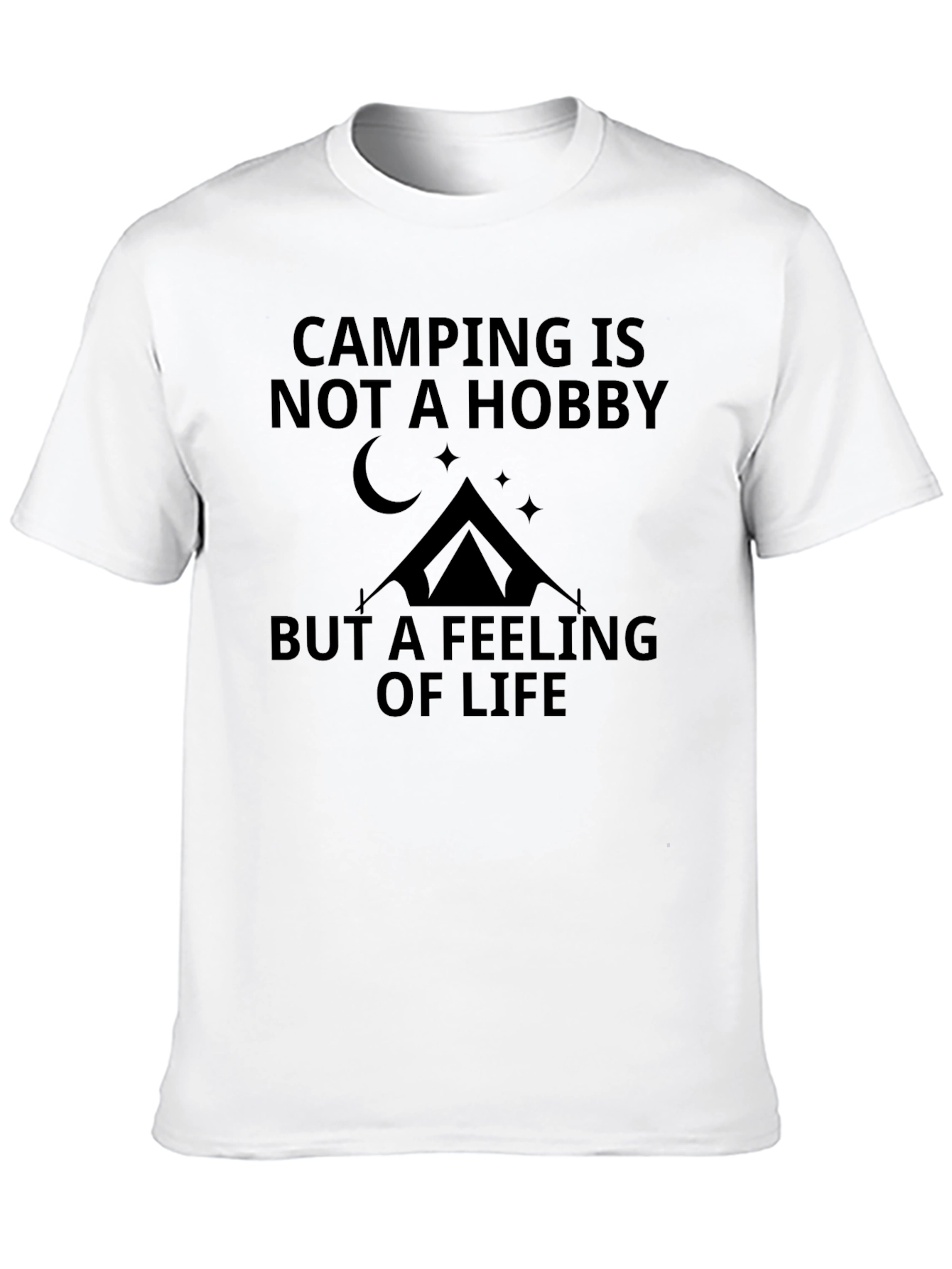 Camping Is Not A Hobby Graphic T-Shirt