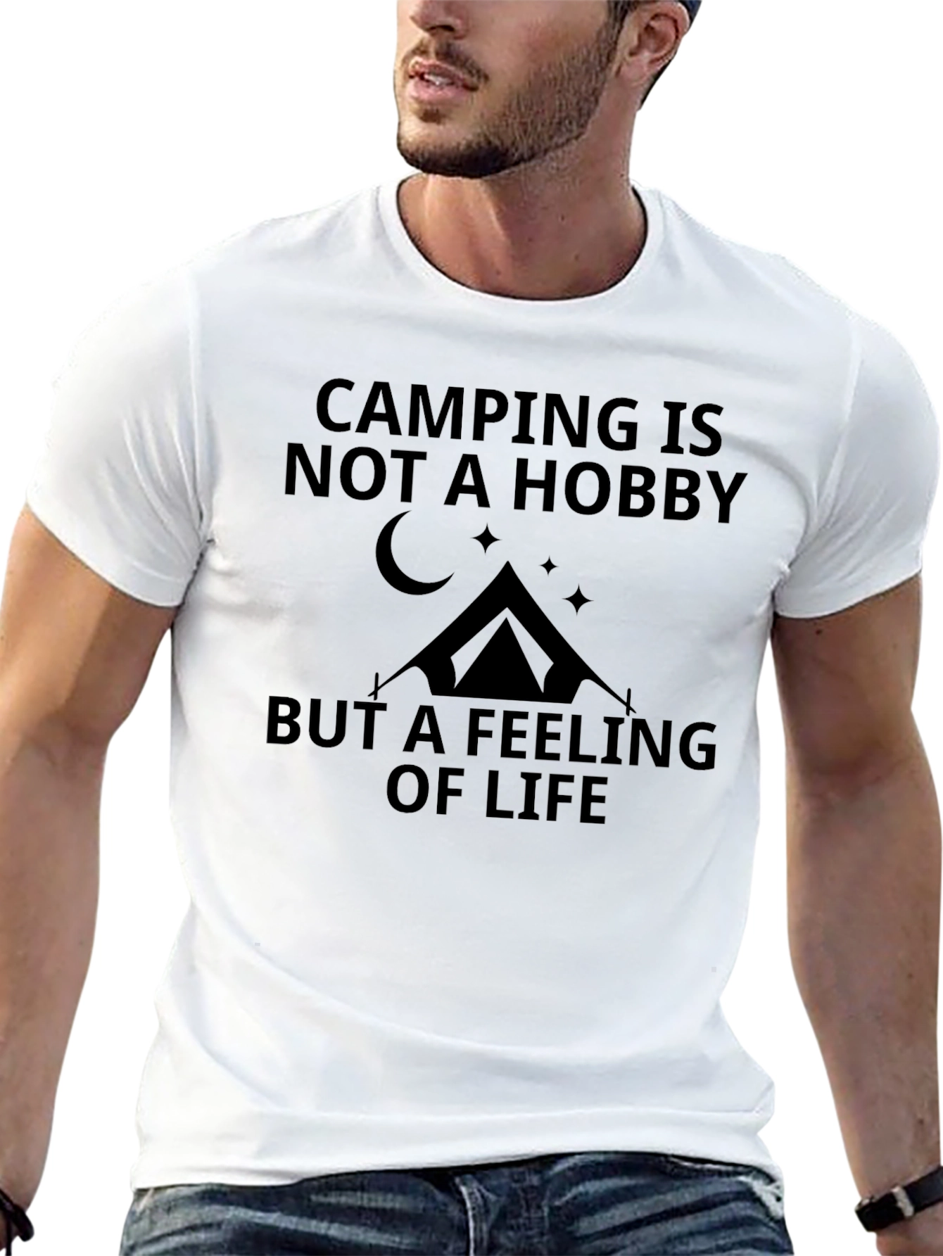 Camping Is Not A Hobby Graphic T-Shirt