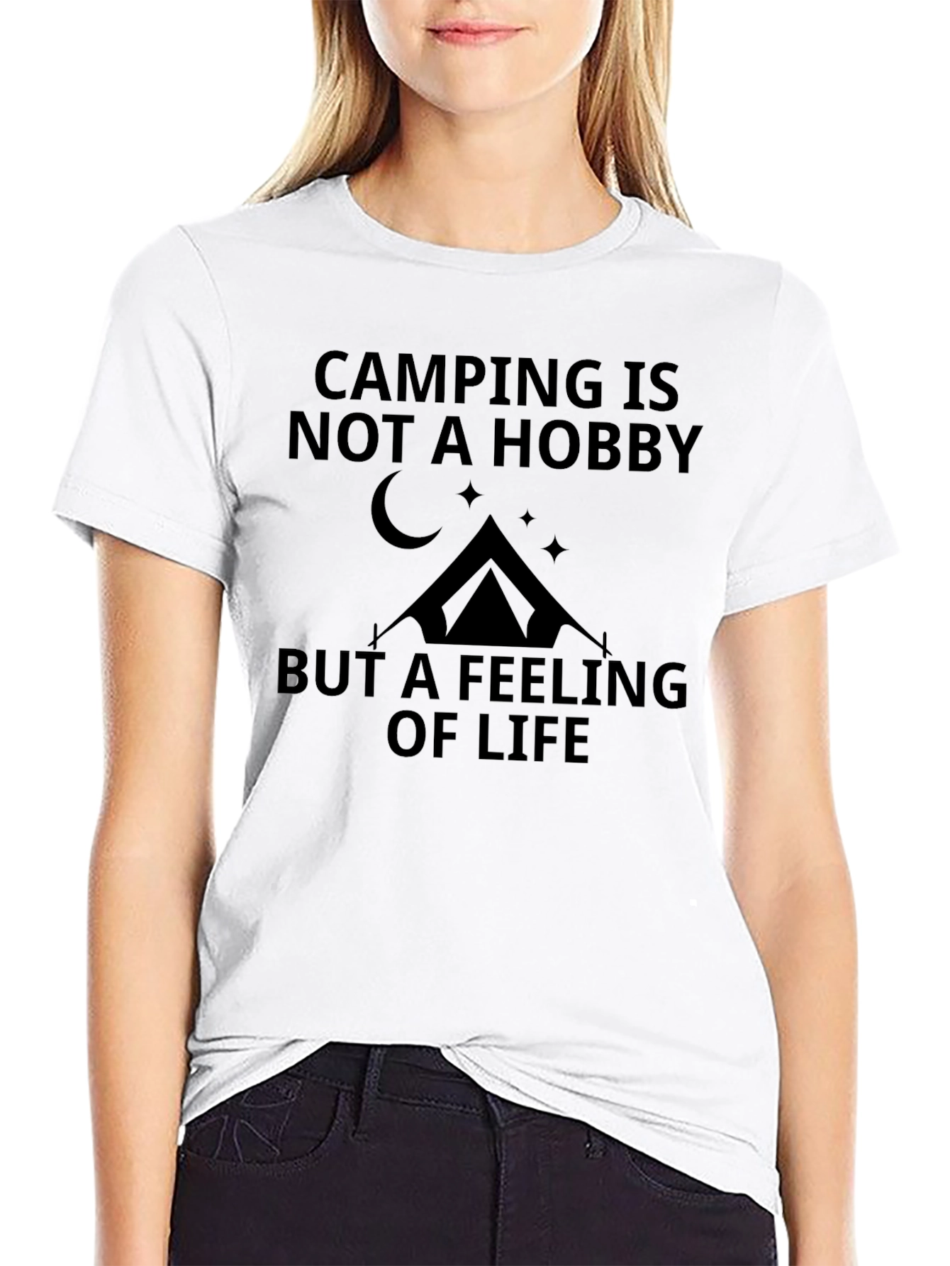 Camping Is Not A Hobby Graphic T-Shirt