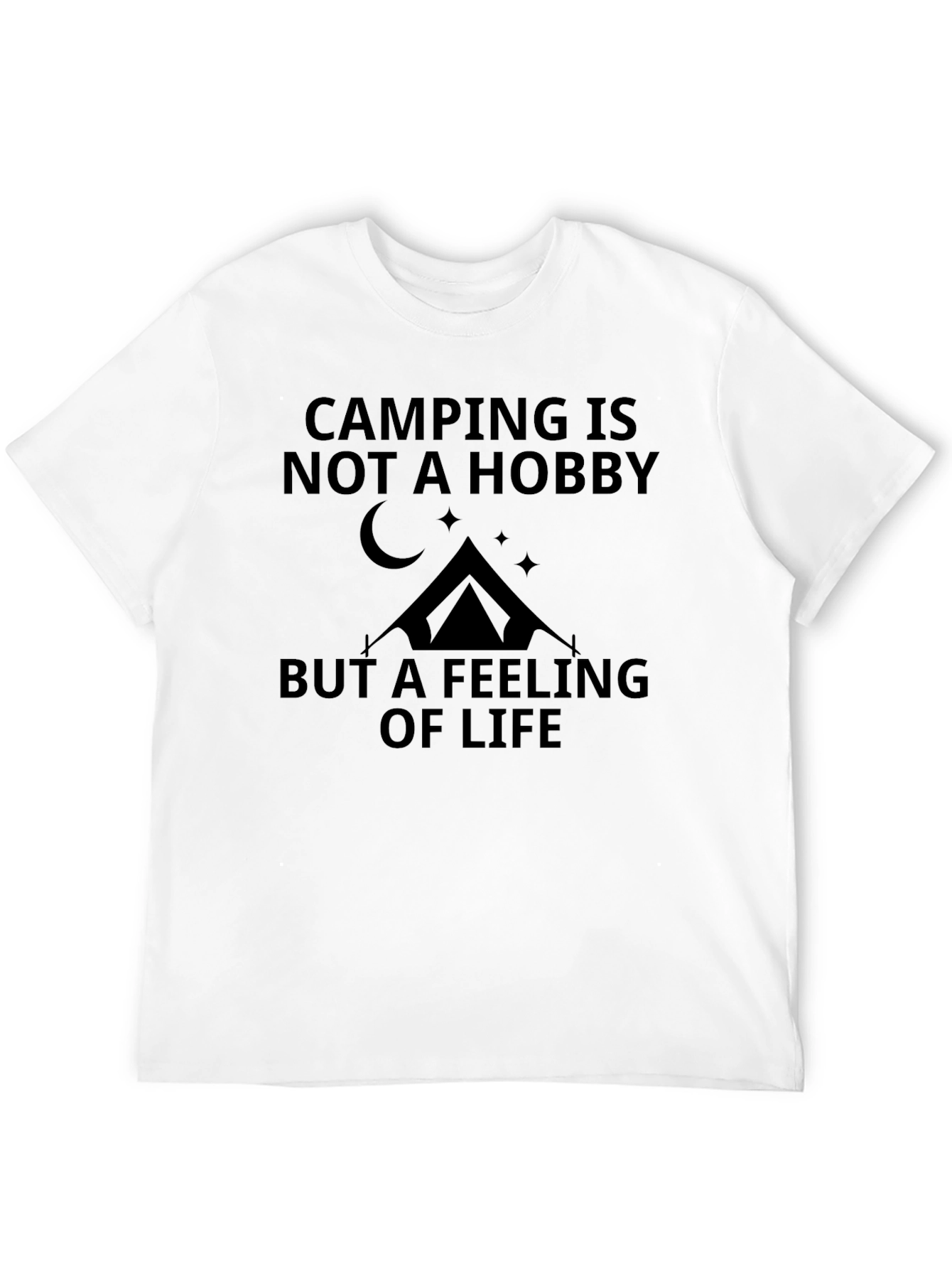 Camping Is Not A Hobby Graphic T-Shirt