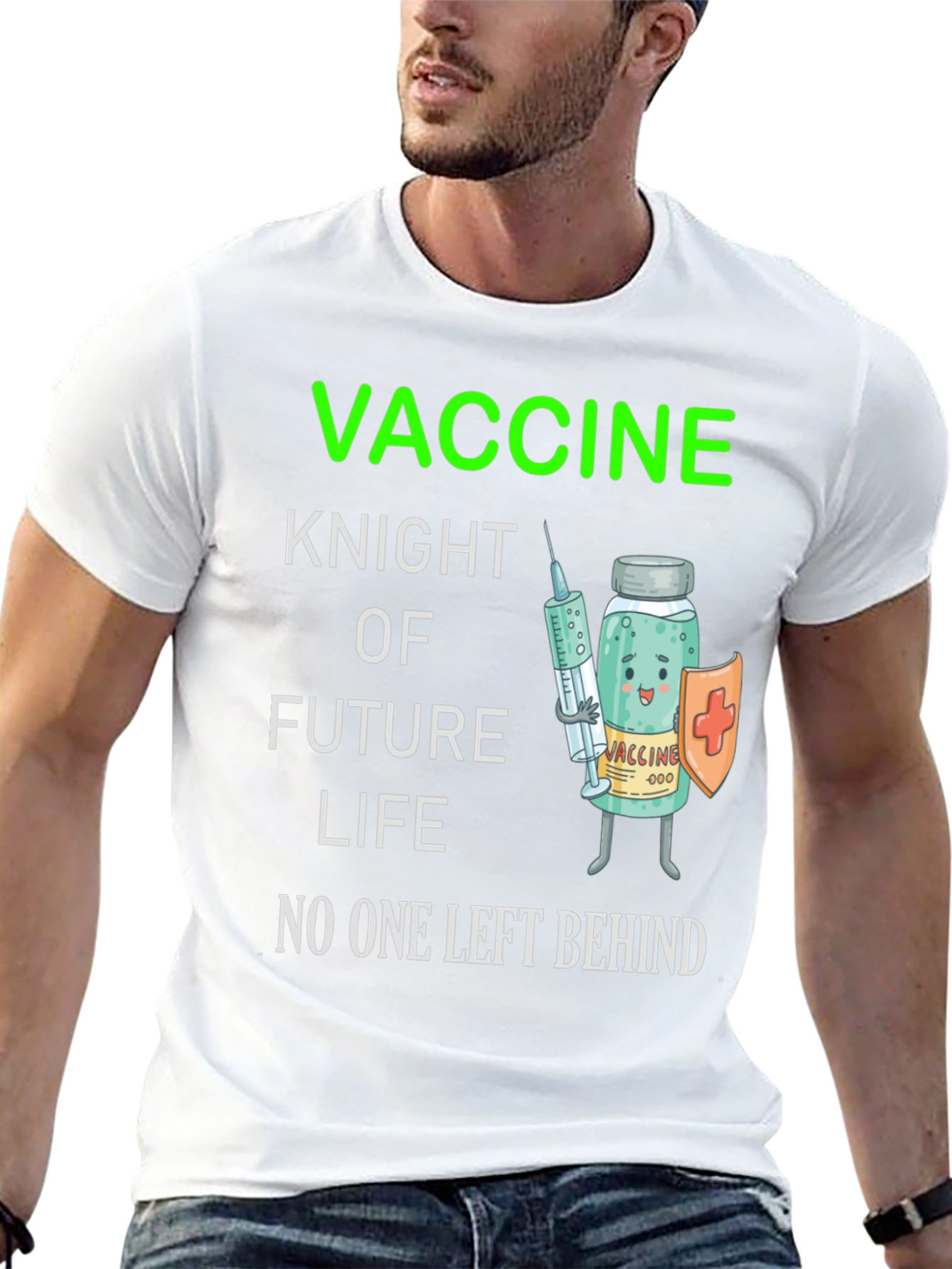 Vaccine Knight T-Shirt - Future Life Protection