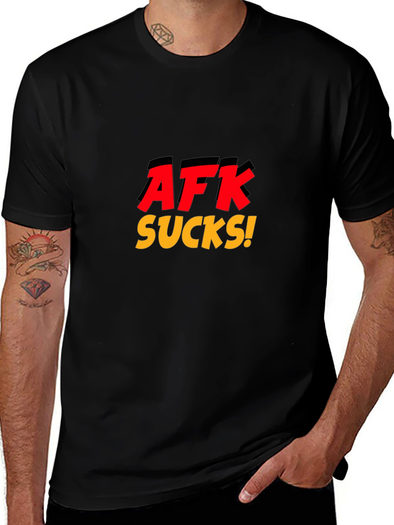 AFK Sucks! Graphic Tee - Gamer T-Shirt