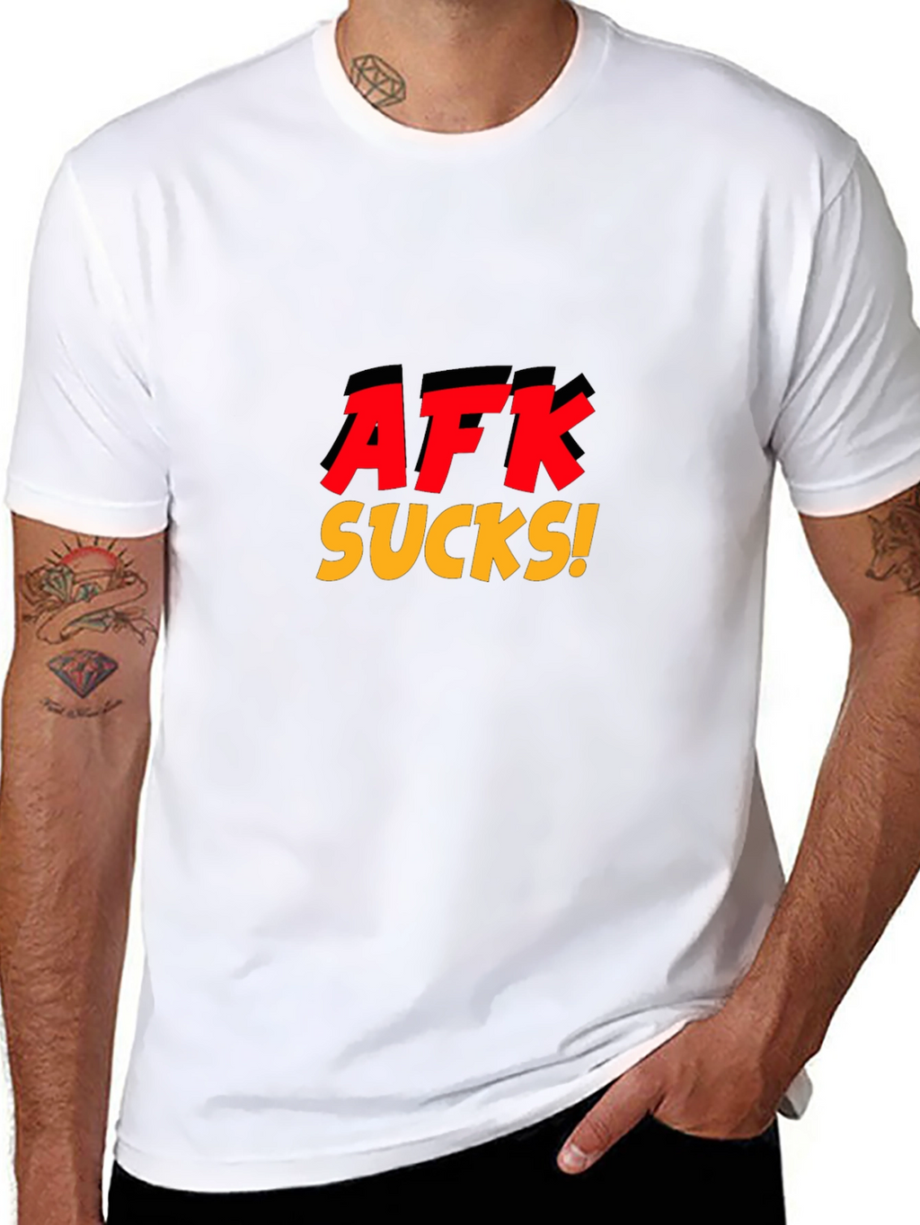 AFK Sucks! Graphic Tee - Gamer T-Shirt