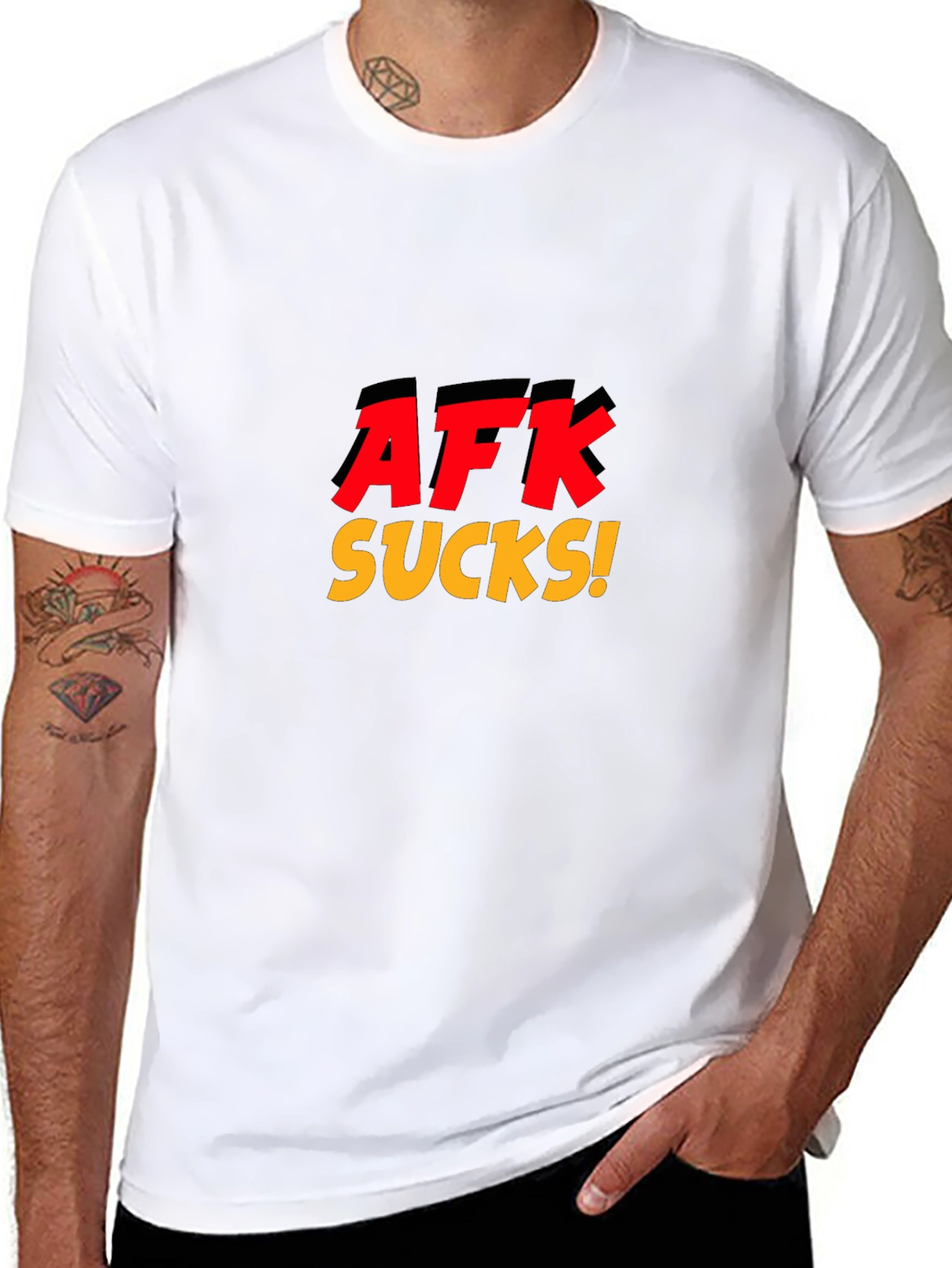 AFK Sucks! Graphic Tee - Gamer T-Shirt