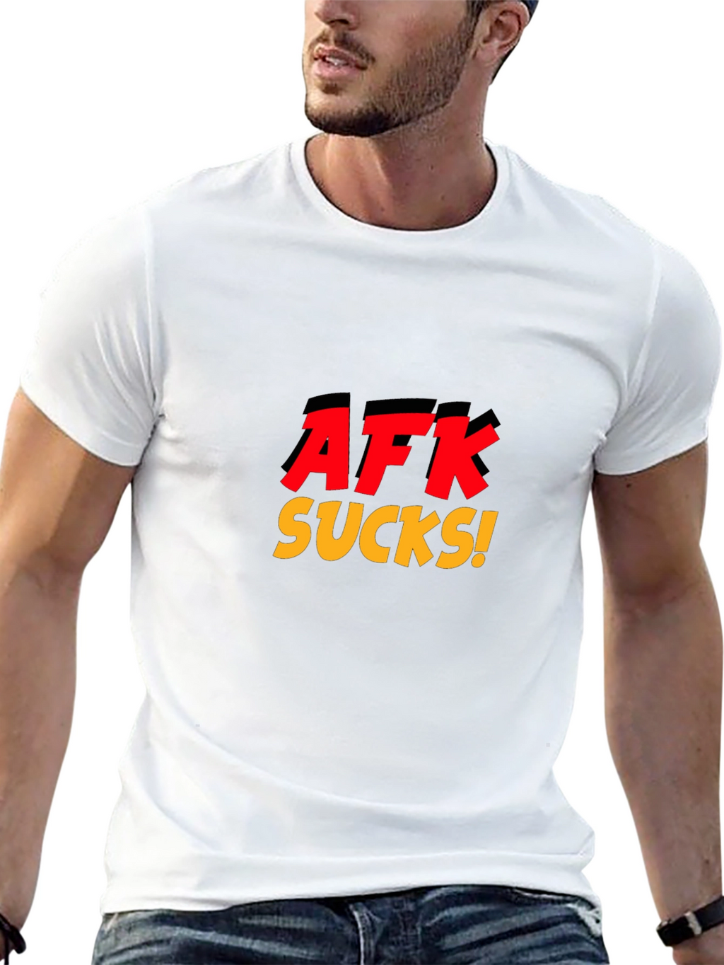 AFK Sucks! Graphic Tee - Gamer T-Shirt