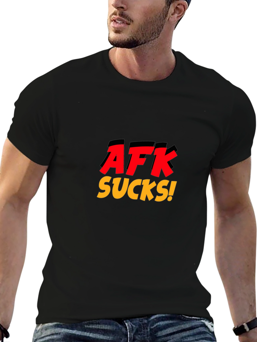 AFK Sucks! Graphic Tee - Gamer T-Shirt