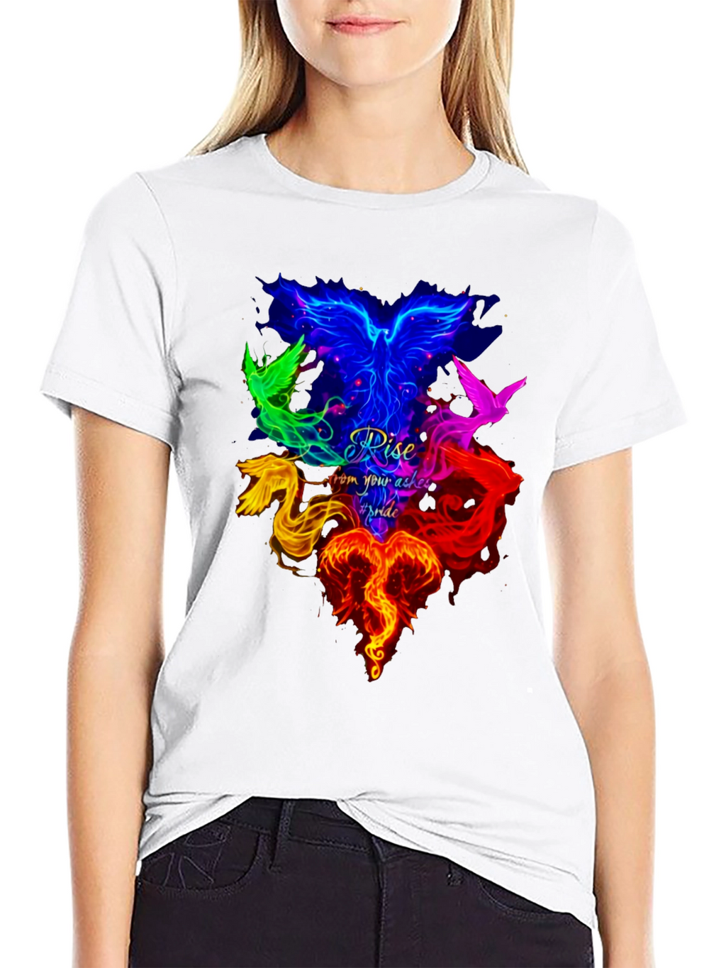 Phoenix Pride Rise T-Shirt - Mens Black Tee