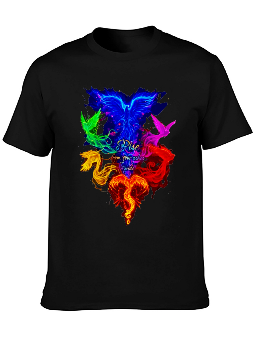 Phoenix Pride Rise T-Shirt - Mens Black Tee