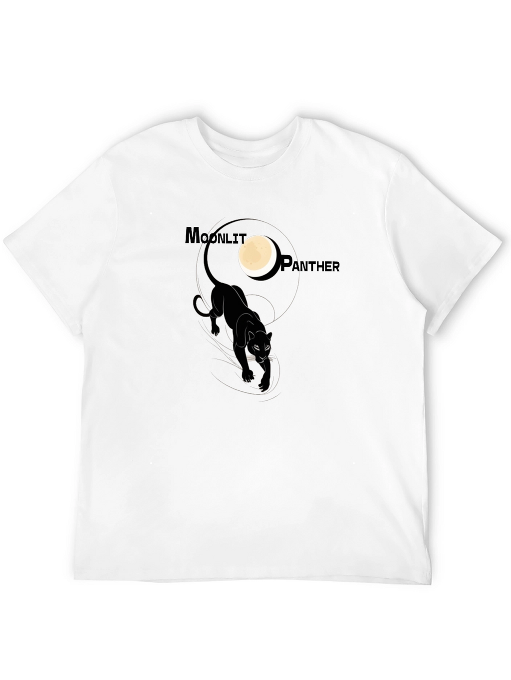 Moonlit Panther Graphic T-Shirt - Stylish & Unique Design