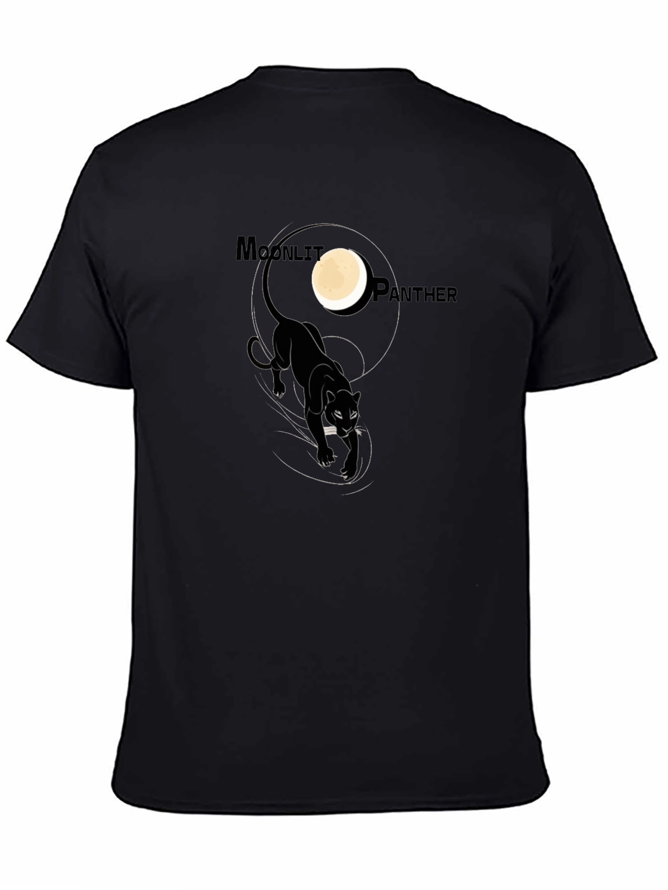 Moonlit Panther Graphic T-Shirt - Stylish & Unique Design