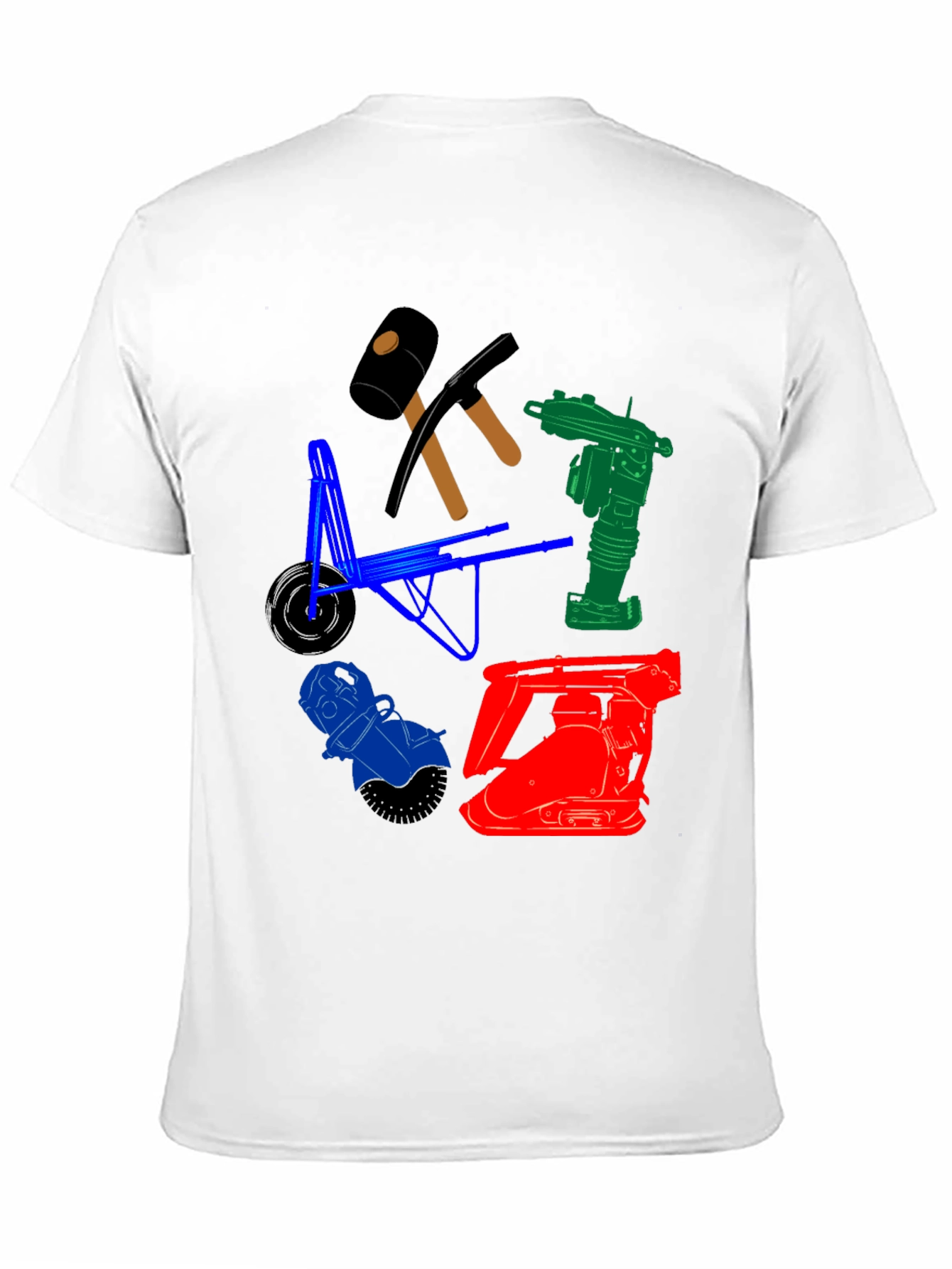 Construction Tools Graphic T-Shirt
