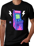 Retro Arcade Game T-Shirt - Lets Win!