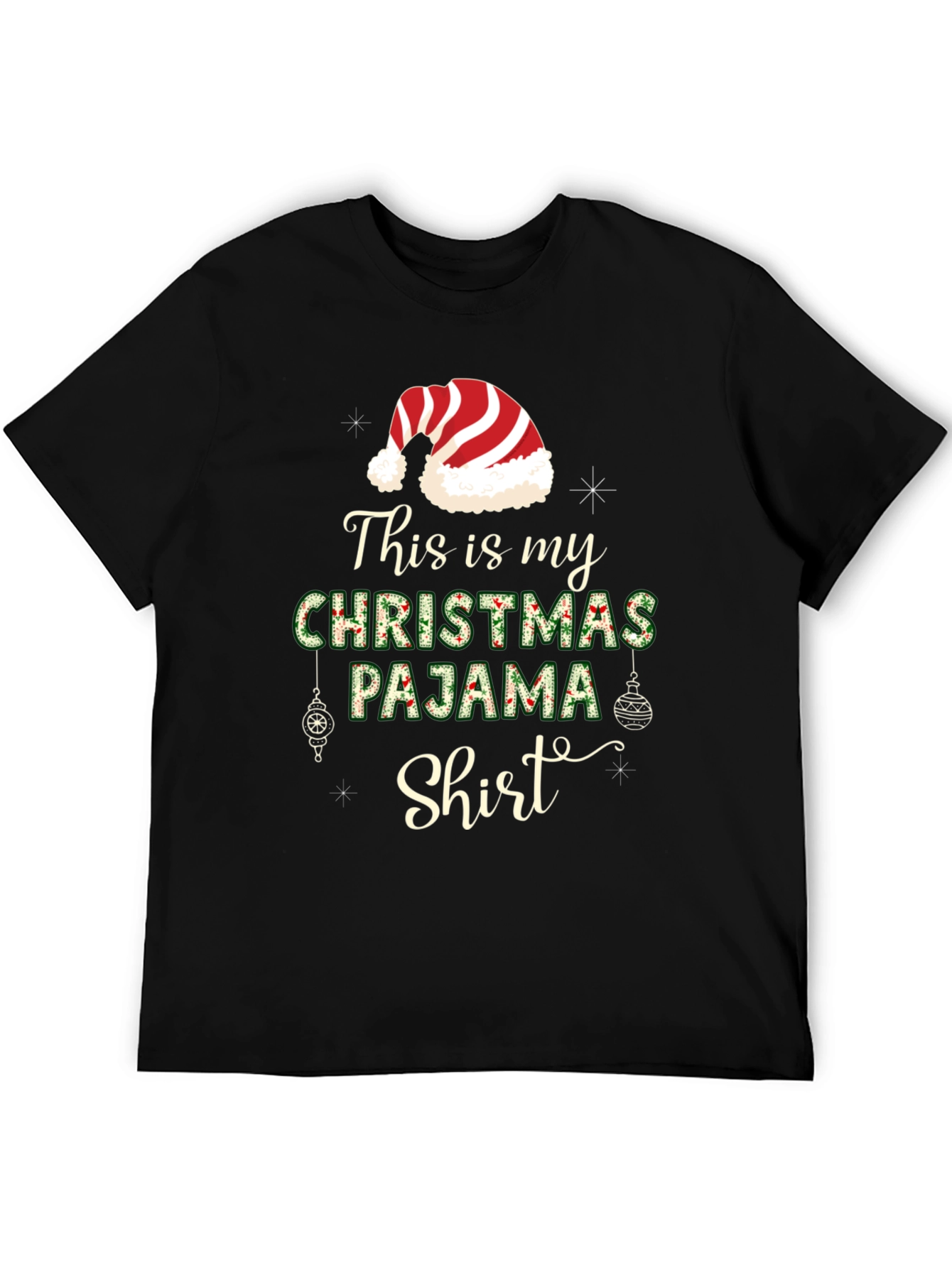 Christmas Pajama Shirt - Holiday Tee