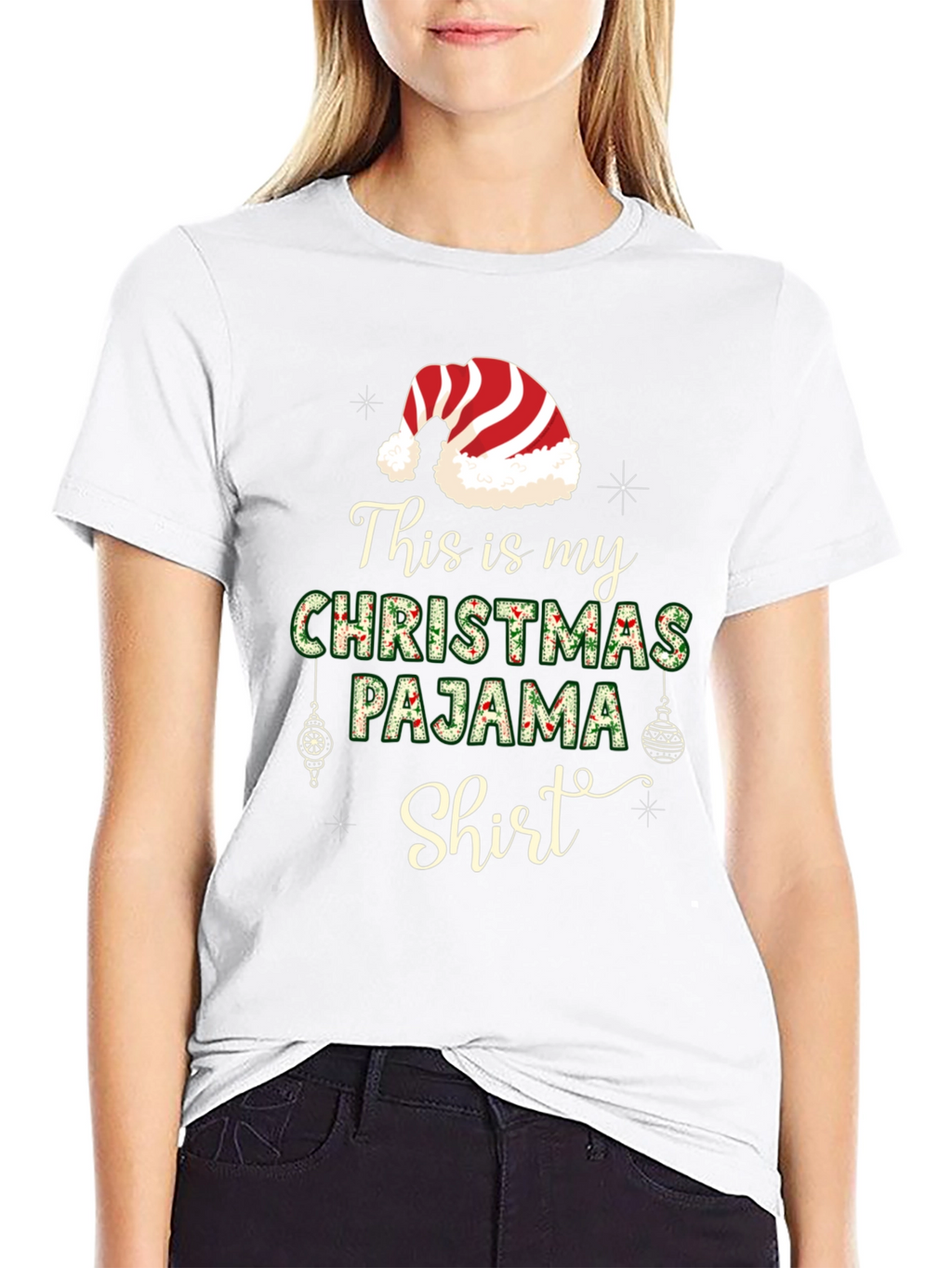 Christmas Pajama Shirt - Holiday Tee