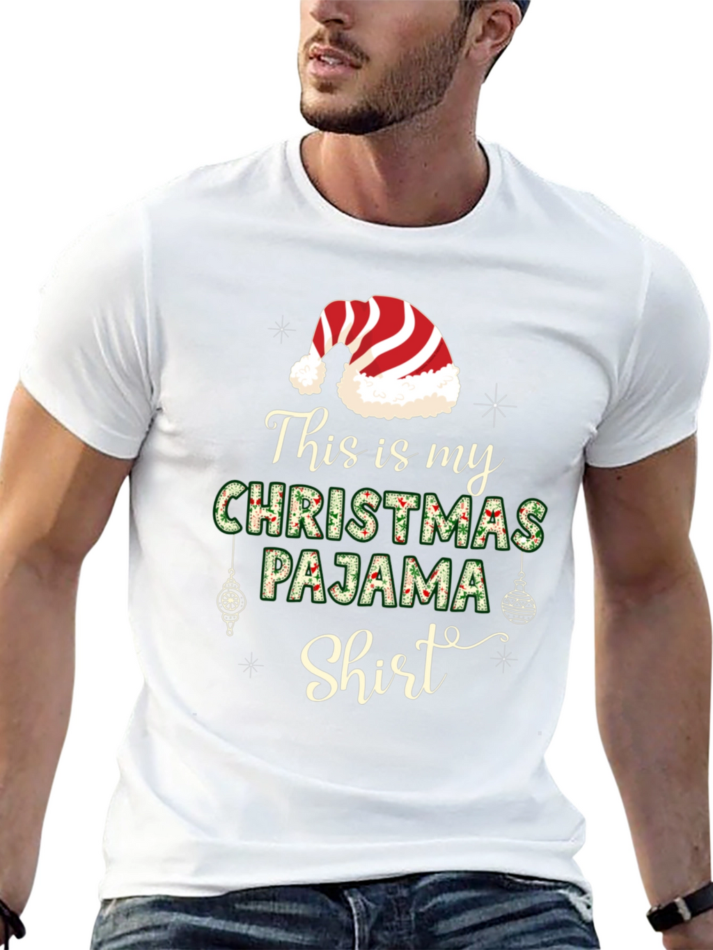 Christmas Pajama Shirt - Holiday Tee