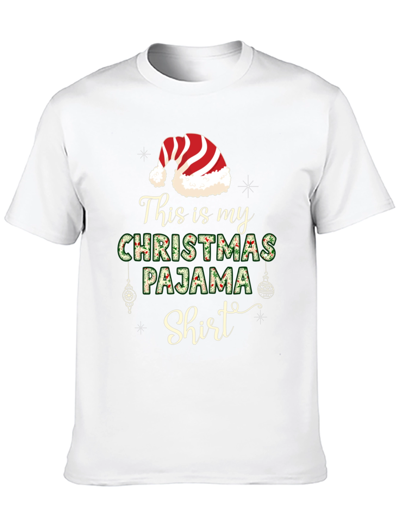 Christmas Pajama Shirt - Holiday Tee